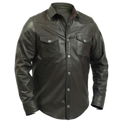 Рубашка из кожи ягненка Khaki
